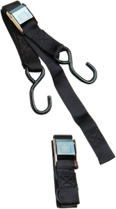 Cam Buckle Tie-Down - 1" x 5-1/2 - Black - Lutzka's Garage