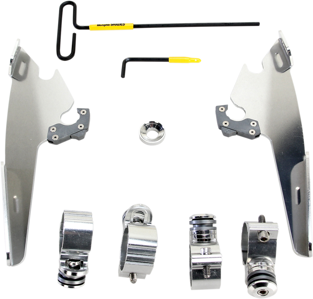 Batwing - Mounting Kit - Polished - XL883