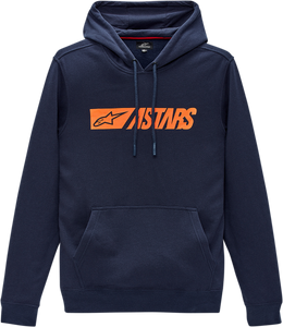 Reblaze Hoodie - Navy/Orange - Medium - Lutzka's Garage