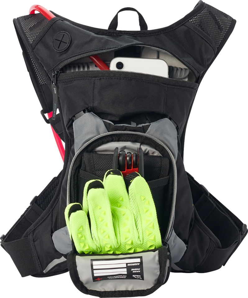 Moto Hydration Pack - 3L - Carbon Black/Gray