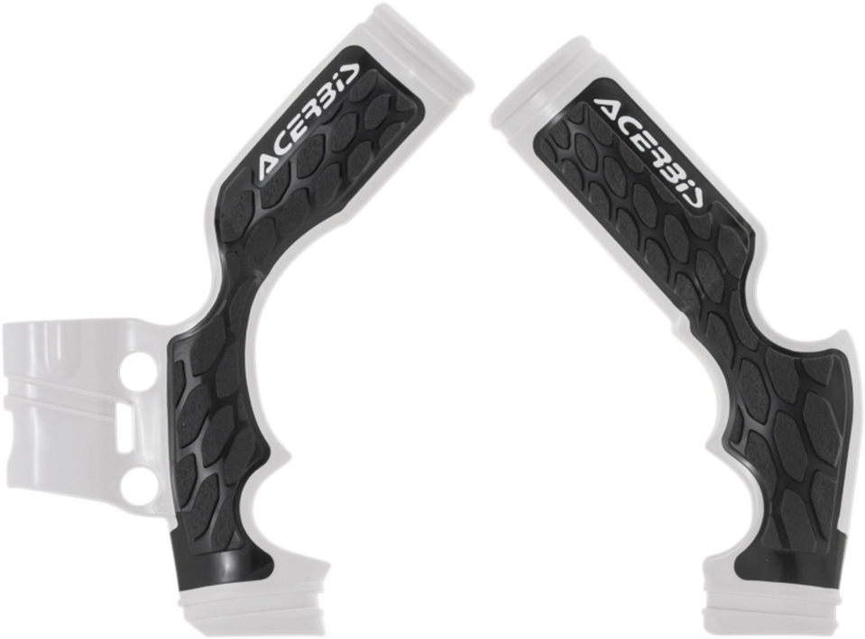 X-Grip Frame Guards - White/Black - Gas Gas | Husqvarna | KTM - Lutzka's Garage