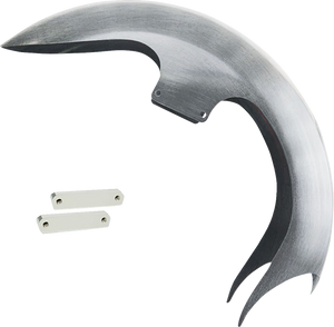 Talon Front Fender - 21" Wheel - With Chrome Fender Adapters - Touring Models