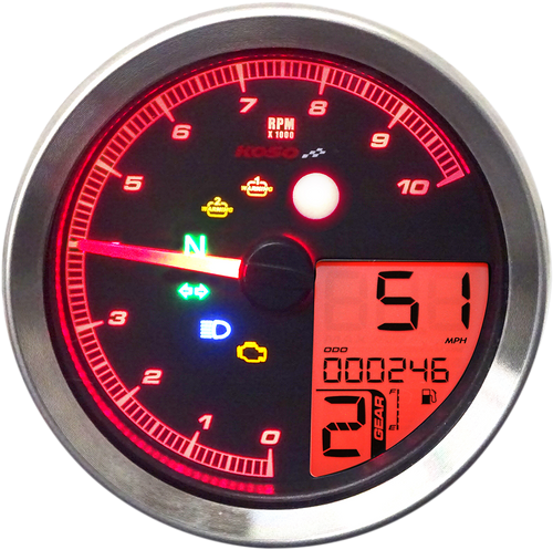 TNT-04 Multi-Function Meter - Silver Bezel - 3.30