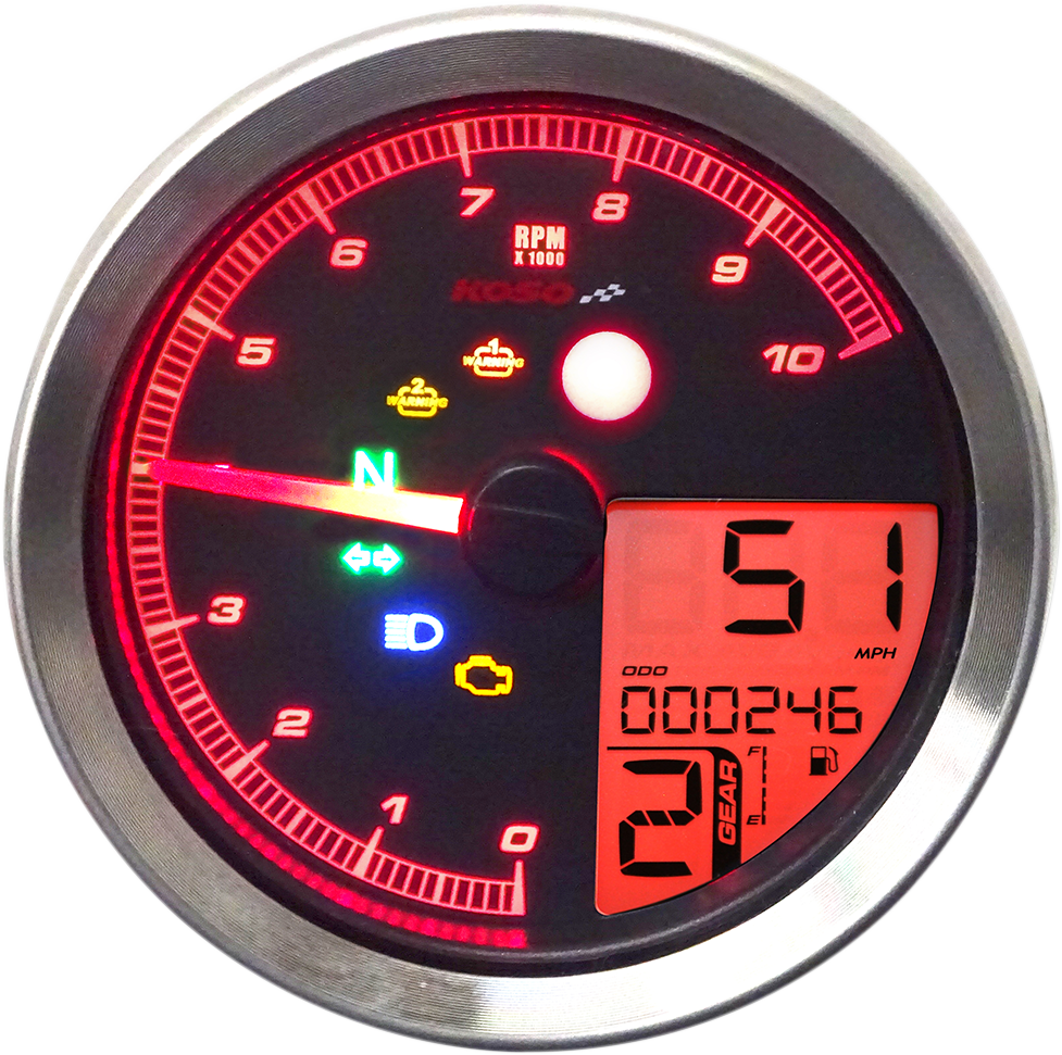 TNT-04 Multi-Function Meter - Silver Bezel - 3.30