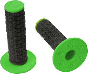 Grips - Enduro - Dual - MX - Black/Green - Lutzka's Garage