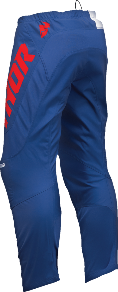 Sector Checker Pants - Navy/Red - 30 - Lutzka's Garage