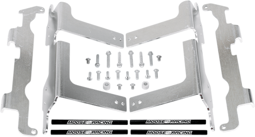 Radiator Braces - Silver - Honda - Lutzka's Garage