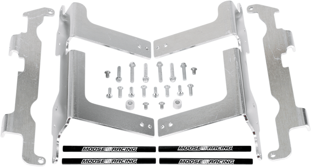 Radiator Braces - Silver - Honda - Lutzka's Garage