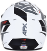 FX-17 Helmet - Aced - Matte White/White - Small - Lutzka's Garage