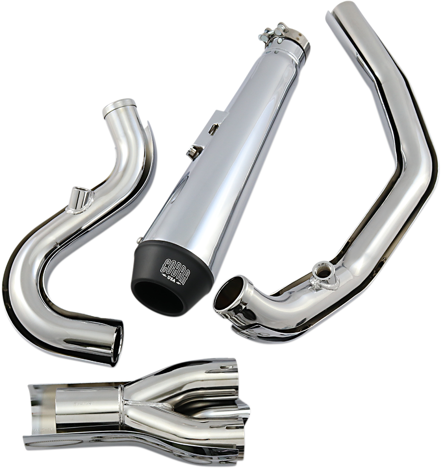 El Diablo Exhaust - Chrome - 07-11 Softail - Lutzka's Garage