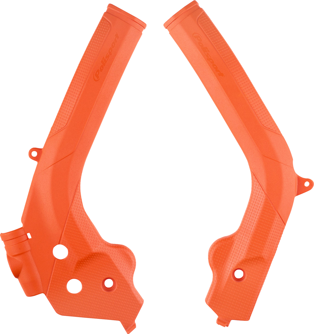 Frame Guards - Orange - Husqvarna/KTM - Lutzka's Garage