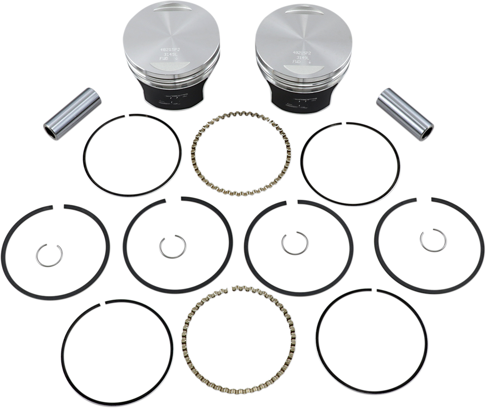 Tracker™ Series Piston Kit - 3.518" - 1340 cc 80 Cubic Inch - +0.020" - Evolution