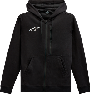 Asymmetrical Zip-up Hoodie - Black - Medium - Lutzka's Garage