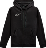 Asymmetrical Zip-up Hoodie - Black - Medium - Lutzka's Garage