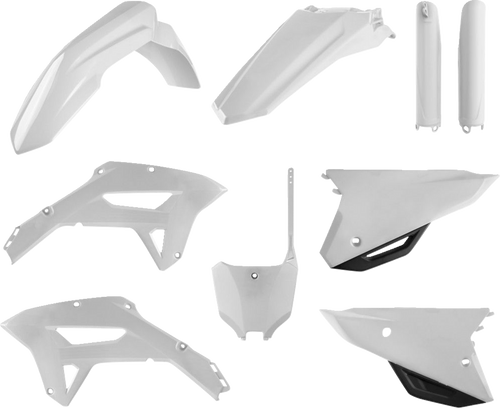 Body Kit - Complete - White/Black - CRF 450RX - Lutzka's Garage