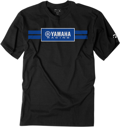 Yamaha Racing Stripe T-Shirt - Black - Medium - Lutzka's Garage