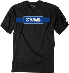 Yamaha Racing Stripe T-Shirt - Black - Medium - Lutzka's Garage