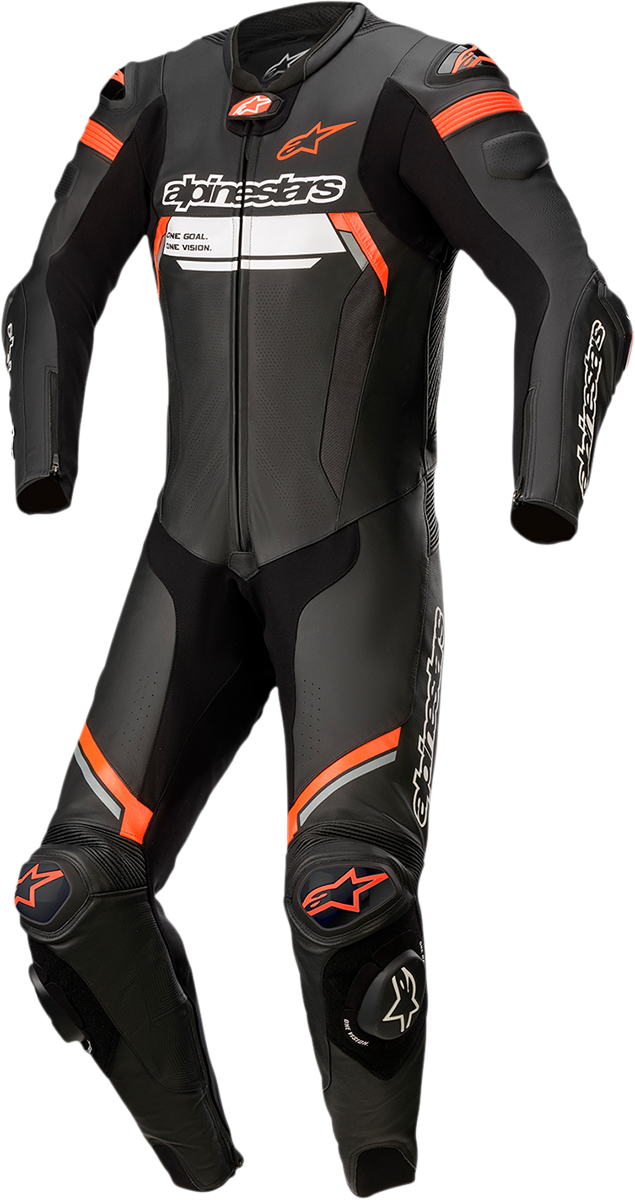 Missile Ignition v2 1-Piece Suit - Black/Red Fluorescent - US 36 / EU 46 - Lutzka's Garage