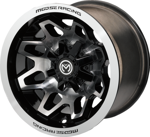 Wheel - 416X - Front - Machined Black - 14x7 - 4/110 - 4+3