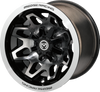 Wheel - 416X - Front - Machined Black - 14x7 - 4/110 - 4+3