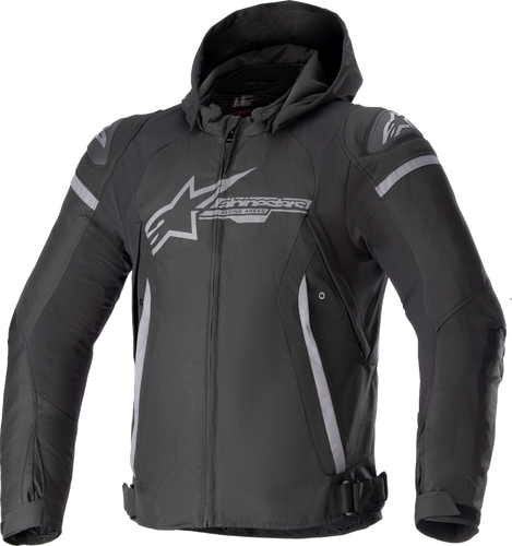 Zaca Waterproof Jacket - Black/Gray - Small - Lutzka's Garage