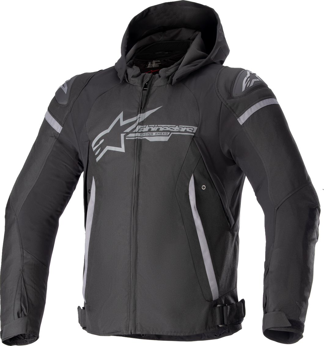 Zaca Waterproof Jacket - Black/Gray - Small - Lutzka's Garage