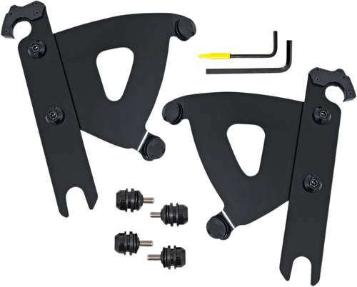 Road Warrior Trigger-Lock Mounting Kit - Black - FLSTF - Lutzka's Garage