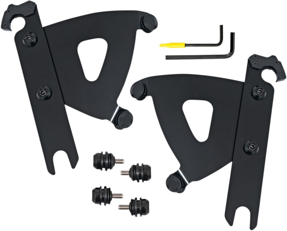 Road Warrior Trigger-Lock Mounting Kit - Black - FLSTF - Lutzka's Garage