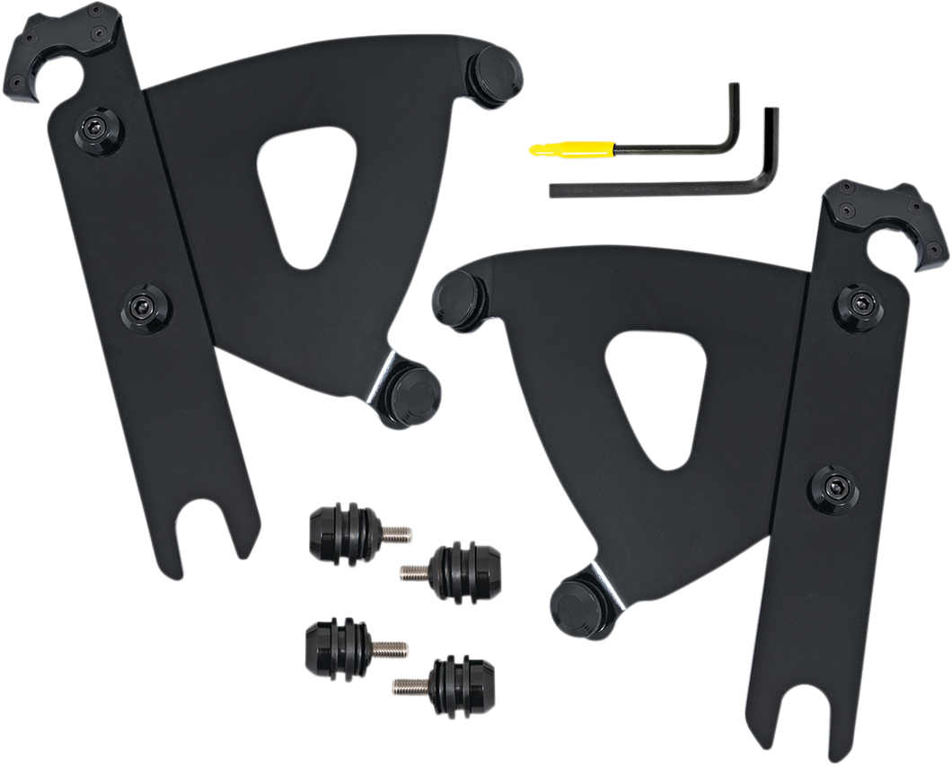 Road Warrior Trigger-Lock Mounting Kit - Black - FLSTF - Lutzka's Garage