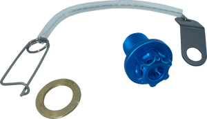 Magnetic Drain Plug - M12 x 1.50 x 21 mm - Blue - Lutzka's Garage