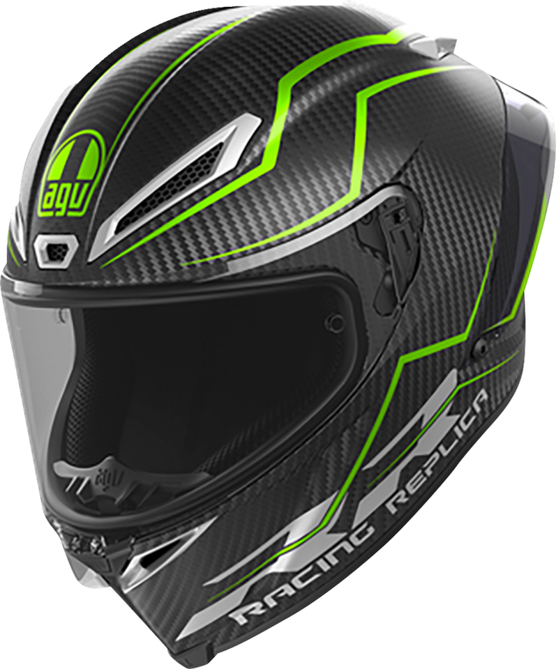 Pista GP RR Helmet - Performante - Carbon/Lime - Small - Lutzka's Garage