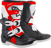 Youth Tech 3S Boots - Black/White/Red - US 1 - Lutzka's Garage