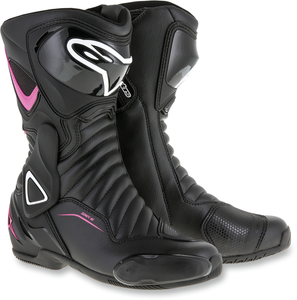 SMX-6 v2 Vented Boots - Black/Pink/White - US 6 / EU 37 - Lutzka's Garage