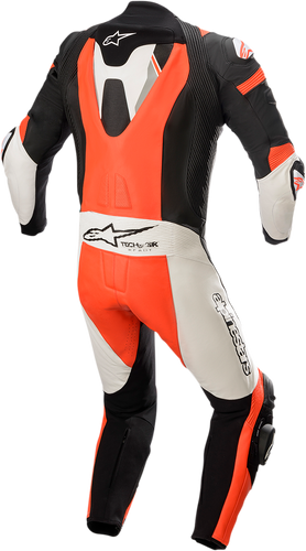 Missile Ignition v2 1-Piece Suit - Black/White/Red Fluorescent - US 36 / EU 46 - Lutzka's Garage