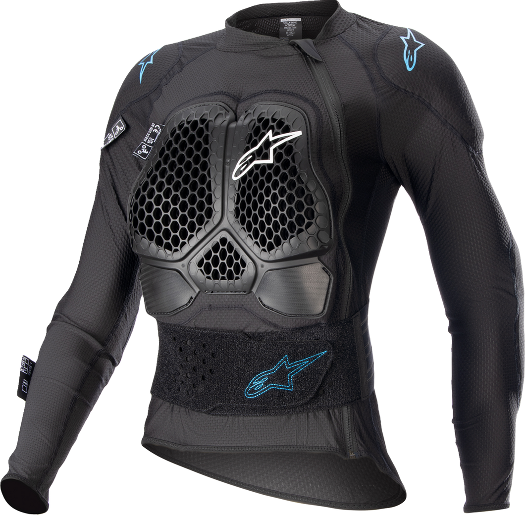 Stella Bionic Action v2 Protection Jacket - Black/Cyan - Small - Lutzka's Garage