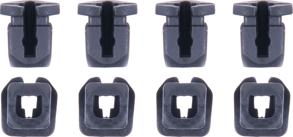 Supertech R10 Spoiler Connector Set - Black - Lutzka's Garage