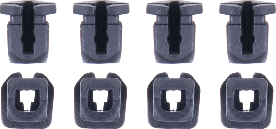 Supertech R10 Spoiler Connector Set - Black - Lutzka's Garage