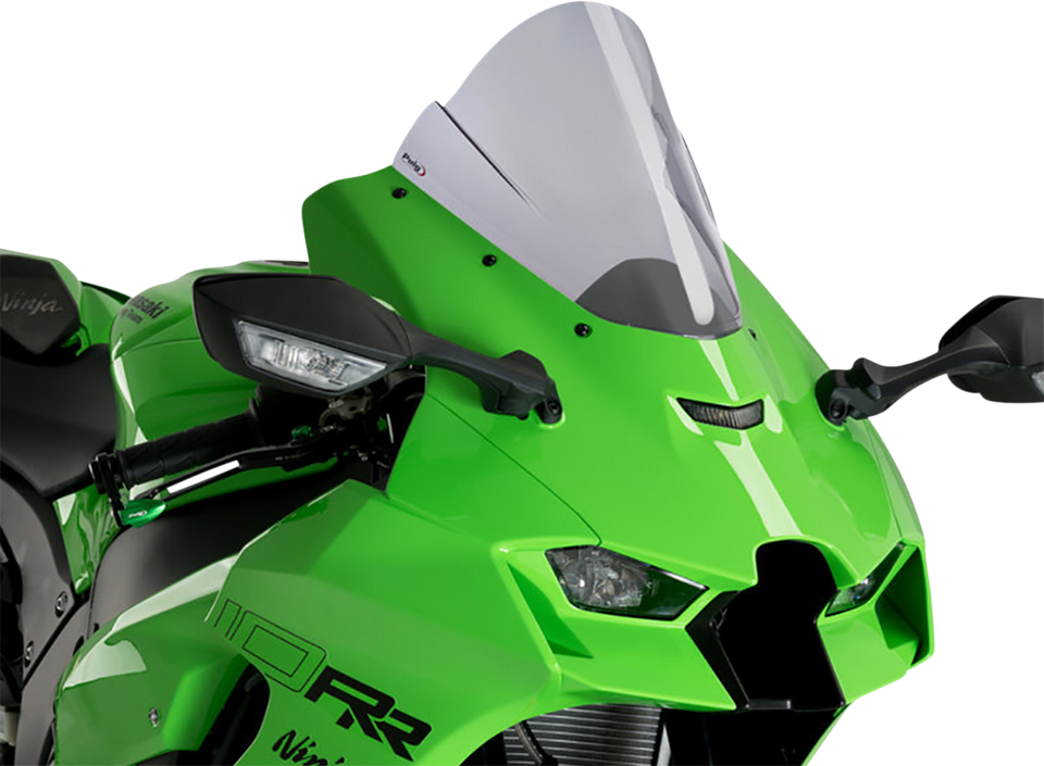 Race Windscreen - 12-1/2" - Smoke - Ninja ZX-10R