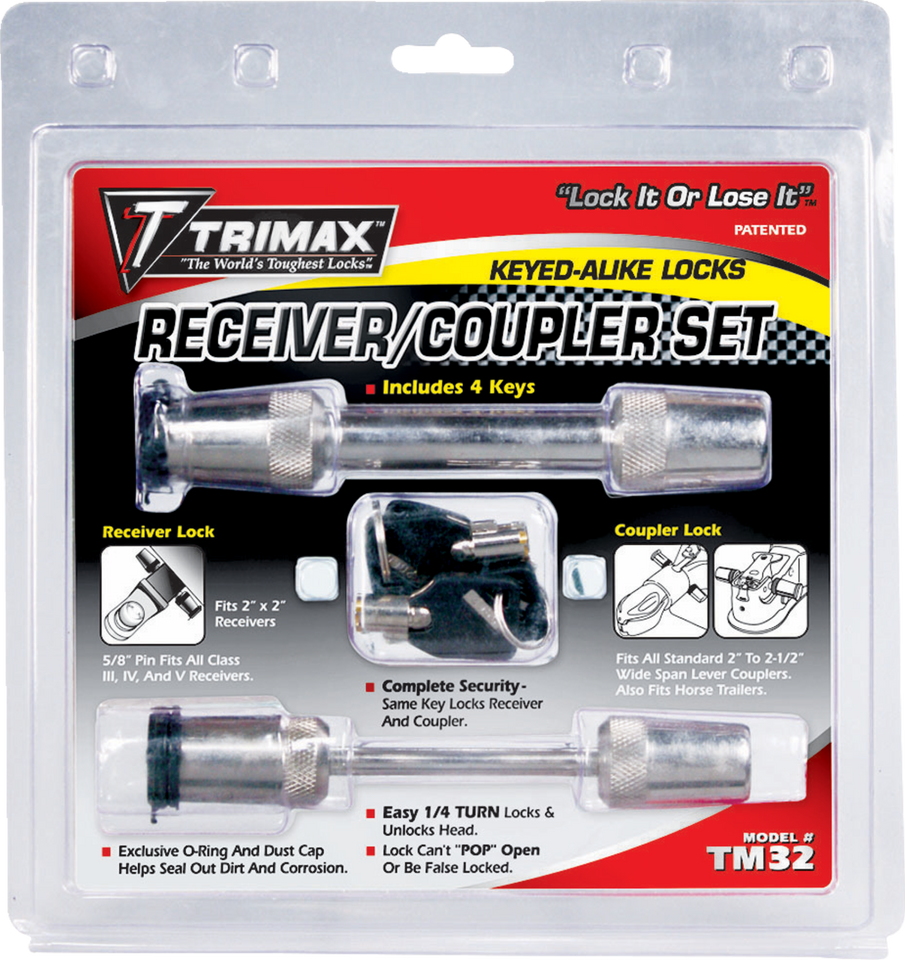 Coupler and Receiver Lock - 2-1/2"