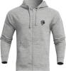 Mindless Zip Fleece Sweatshirt - Heather Gray - Small - Lutzka's Garage