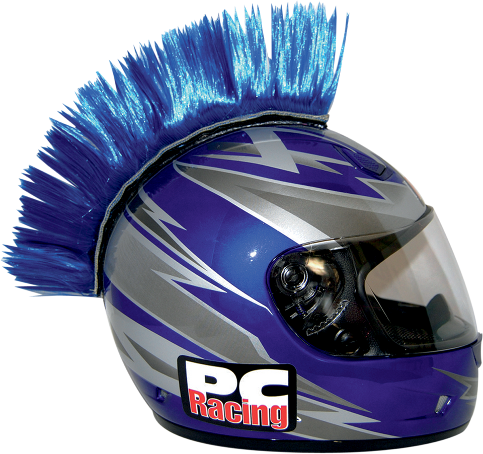 Helmet Mohawk - Blue - Lutzka's Garage