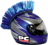 Helmet Mohawk - Blue - Lutzka's Garage