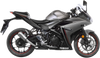 LV-10 Slip-On Muffler - YZF-R3 - Stainless Steel - Lutzka's Garage