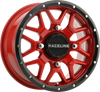 Wheel - Krank - Simulated Beadlock - Front/Rear - Red - 14x7 - 4/110 - 5+2 (+10 mm) - Lutzka's Garage