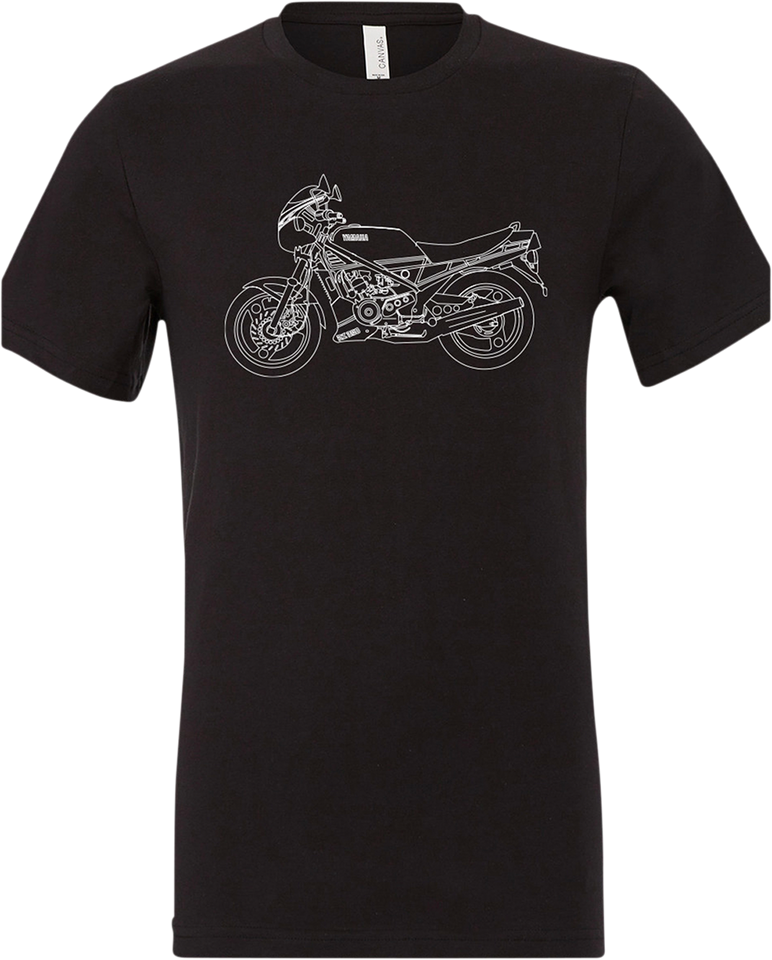 Yamaha RZ350 T-Shirt - Black - Small - Lutzka's Garage