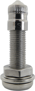 Valve Stem - Straight - Chrome - Lutzka's Garage