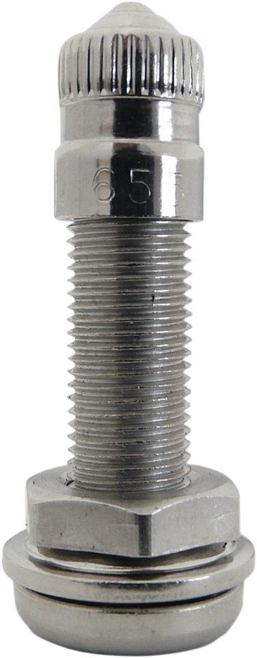 Valve Stem - Straight - Chrome - Lutzka's Garage