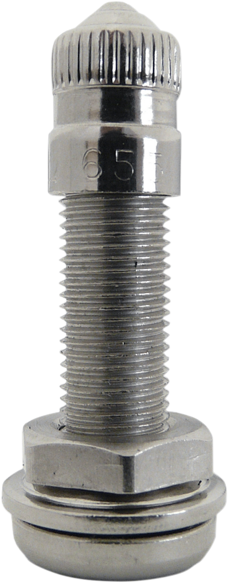 Valve Stem - Straight - Chrome - Lutzka's Garage