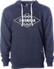 Yamaha Diamond Pullover Hoodie - Navy - Medium - Lutzka's Garage