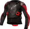 Youth Bionic Tech Jacket - Black/White/Red - S/M - Lutzka's Garage